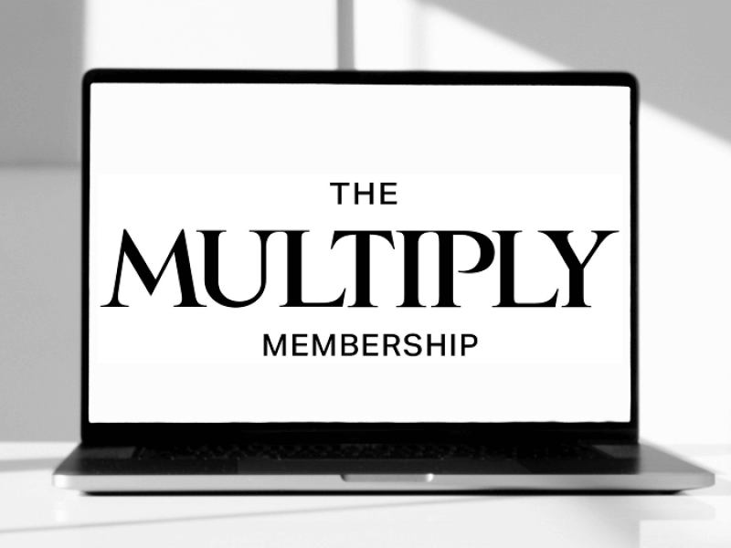 Brown and White Minimalist Desktop Mockup Instagram Post