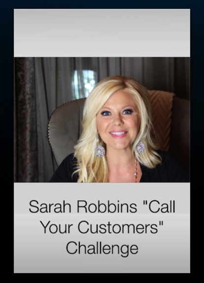 sarah robbins call your customers challenge